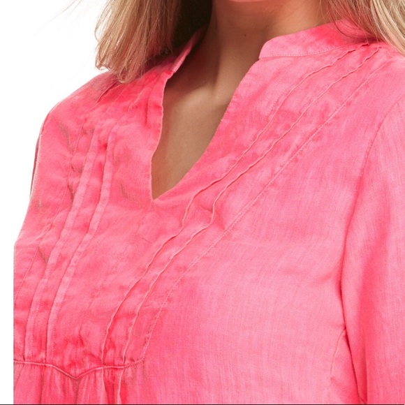 Vineyard Vines Linen Tunic Top - Picture 4 of 12